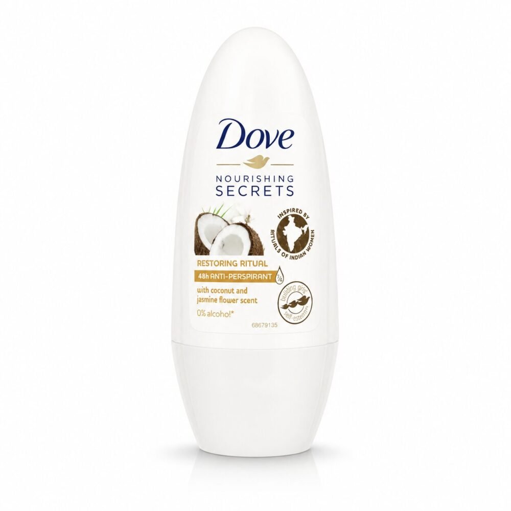 "Dove" Antiperspirant Deodorant Roll-On 1/4 moisturising cream 48h 40/50 ml - دوف مزيل التعرّق رول أون