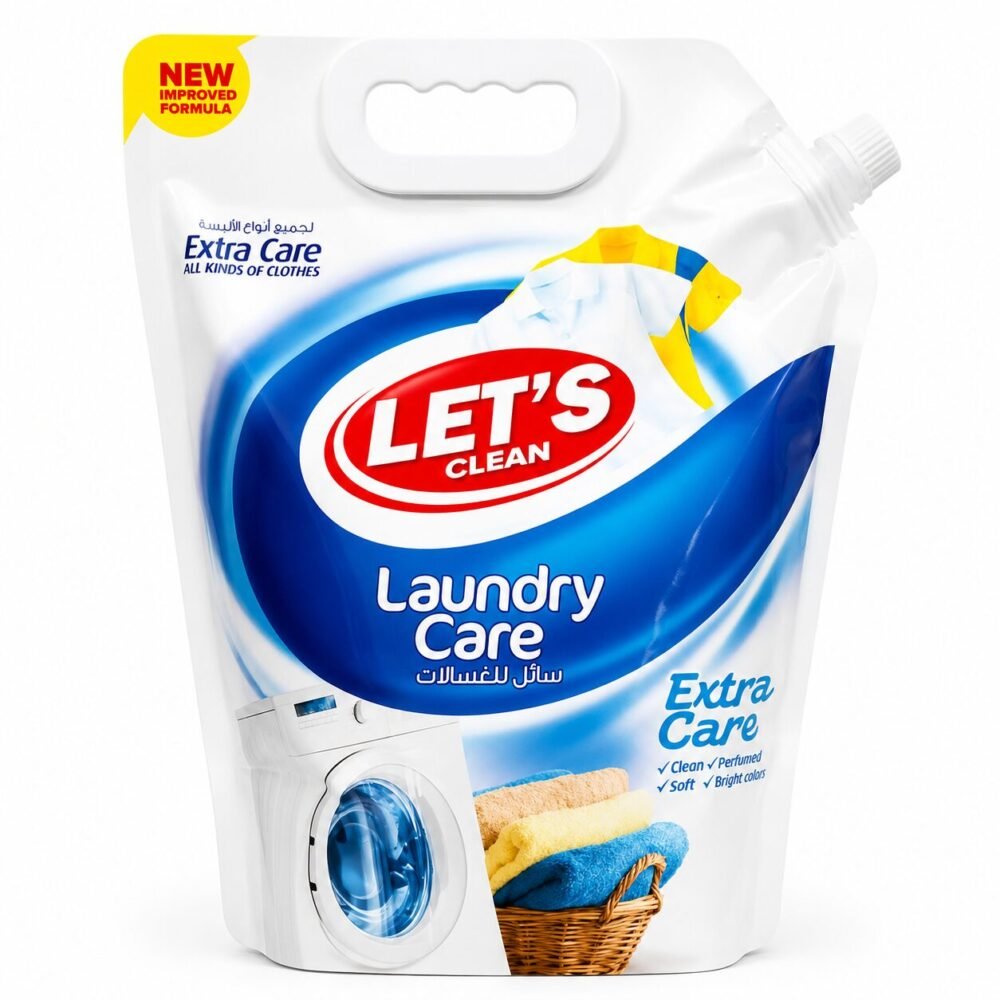 "LET'S clean" Laundry Care 3500 ml - سائل للغسالات