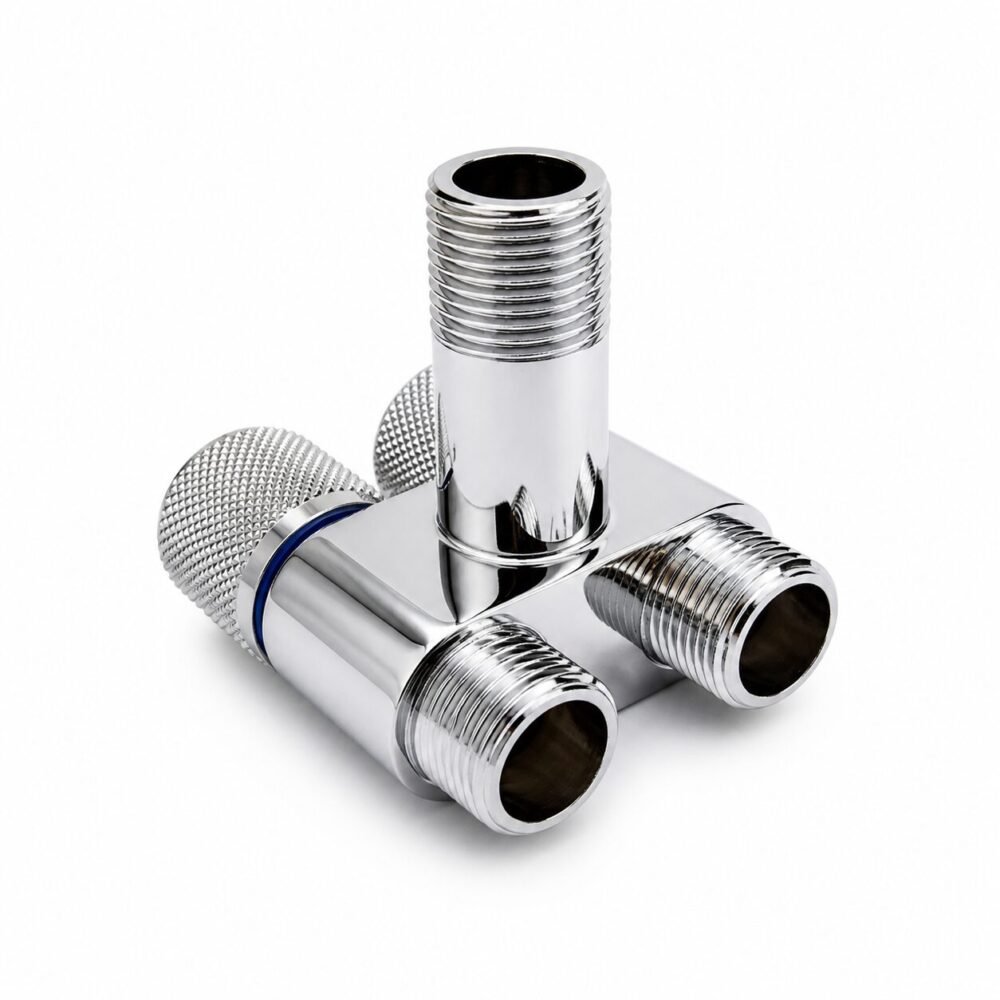 "Sanitary Wave" Way Diverter Valve-3   6*7*7 cm - محبس/صمام تحويل ثلاثي الاتجاهات