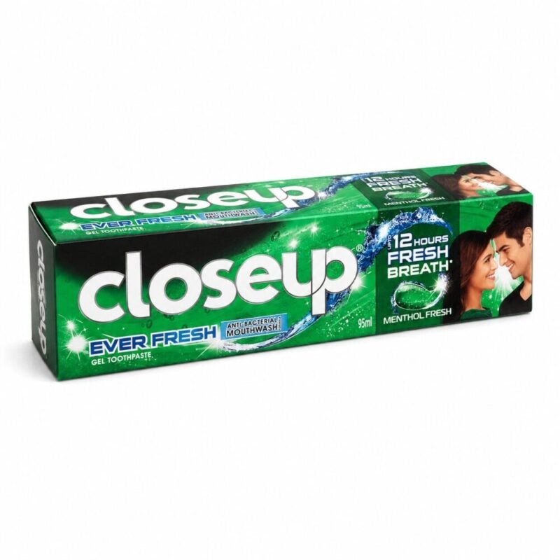 "Closeup" Ever Fresh Anti-Bacterial Mouthwash 95ml - معجون أسنان جل مضاد للبكتيريا ,نفس منعش لمدة 12 ساعة