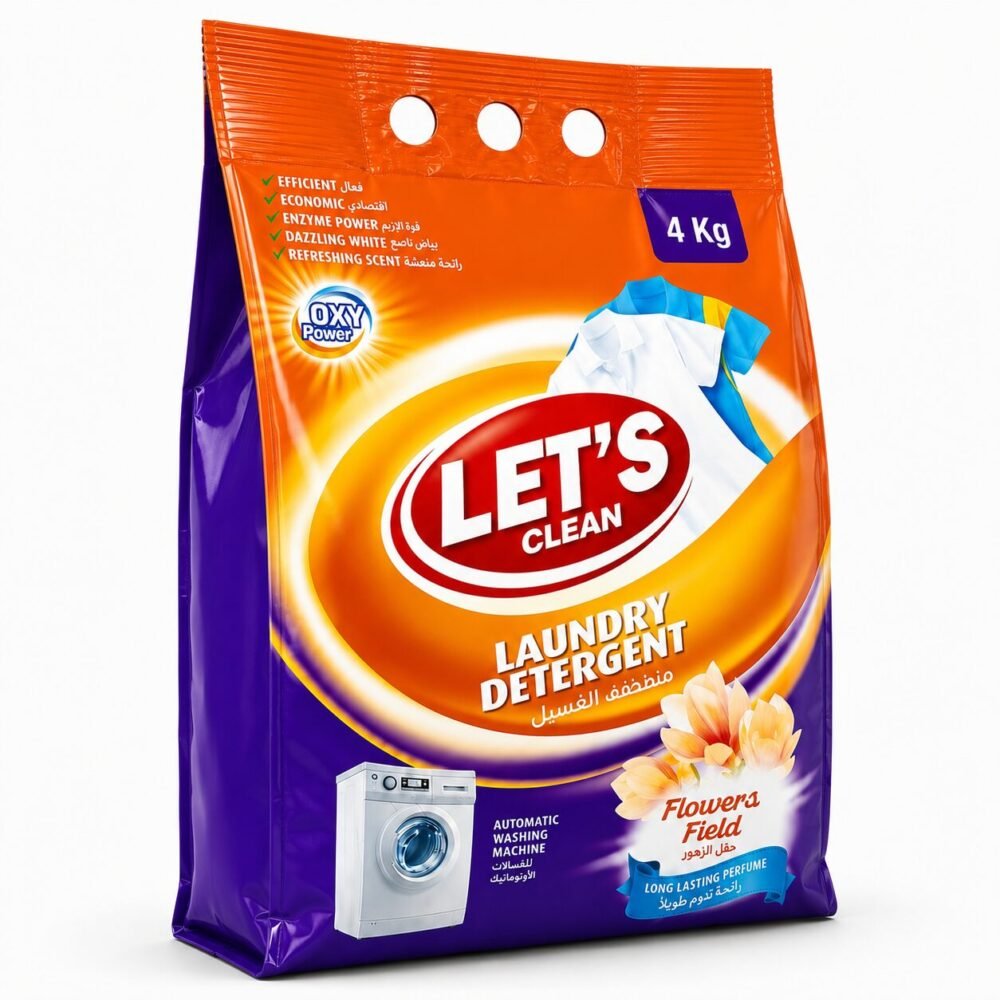 "LET'S clean" Laundry Detergent 4 kg - مسحوق الغسيل