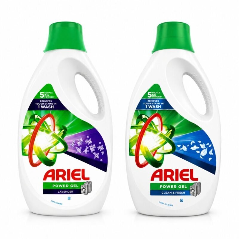 "ARIEL" Power Gel Removers Tough Stains in 1 Wash 2.35 kg - اريال بور جل سائل غسيل
