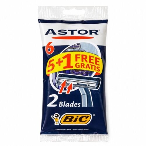 "Bic" Astor 2 Blades 6 pcs - شفر حلاقة
