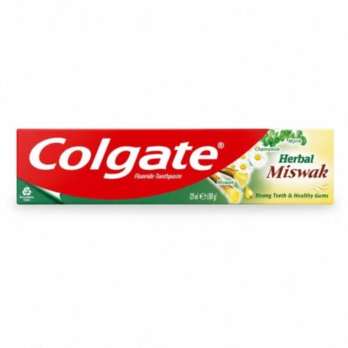 "Colgate" Herbal With Miswak ,Chamomile ,Myrrh 125 ml - كولجيت لأسنان قوية ولثة صحية