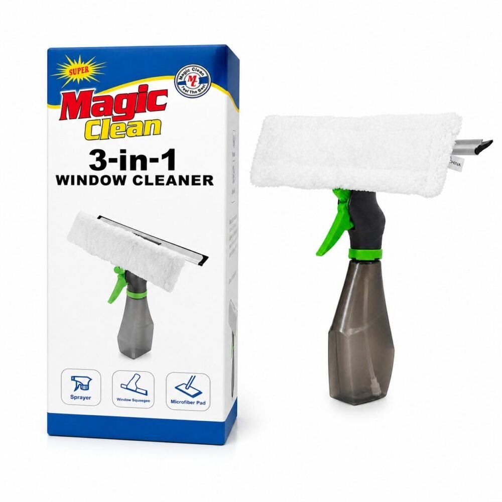 "Magic Clean" Window Cleaner 3 in 1 - أداة تنظيف النوافذ
