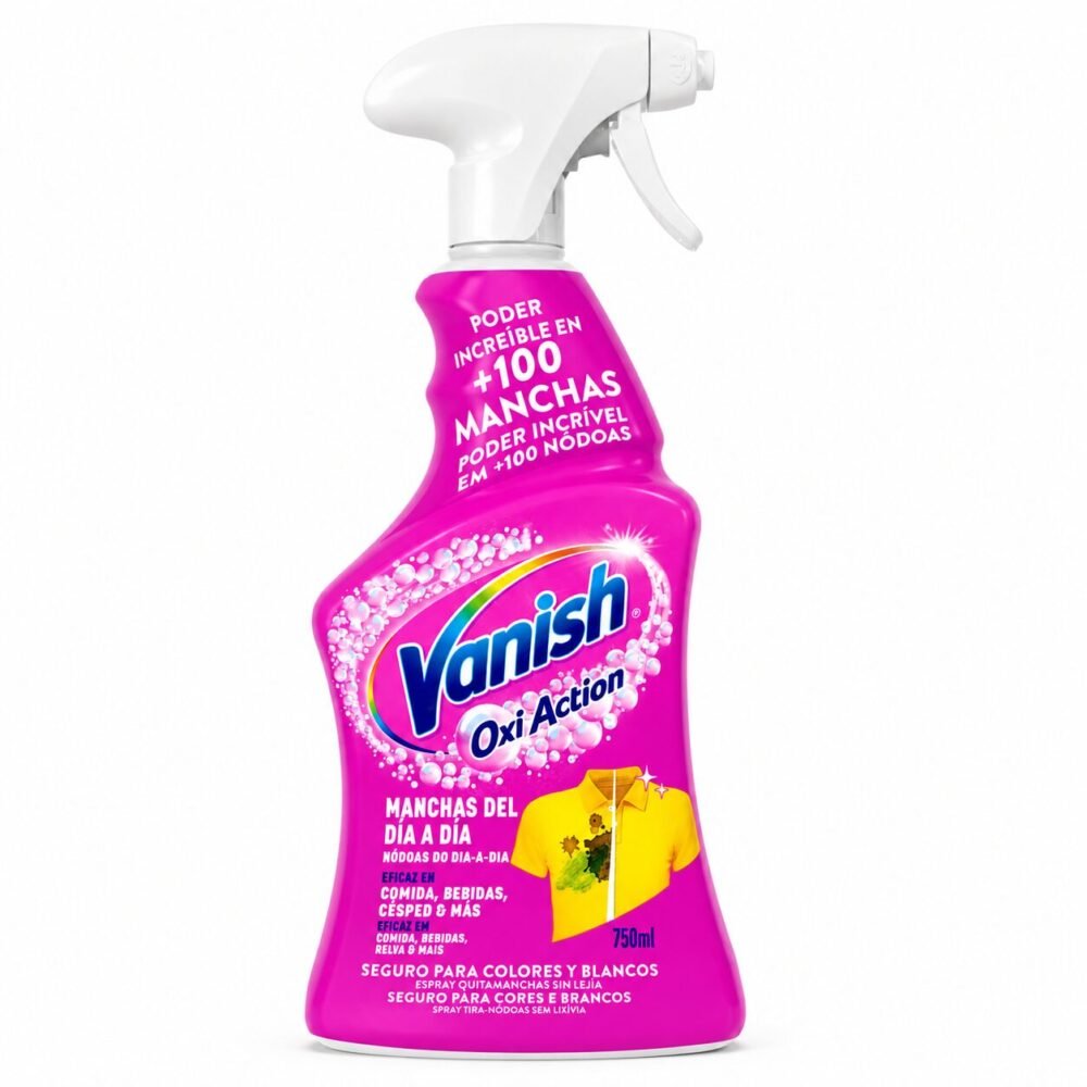 "Vanish" Oxi Action Colour Safe Fabric Stain Remover 750 ml - فانيش بخاخ مزيل بقع للأقمشة الملوّنة