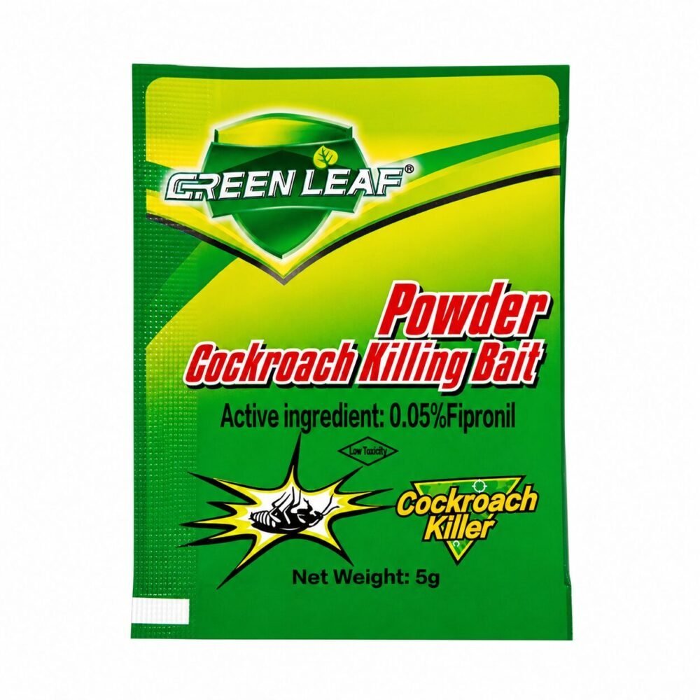 "Green Leaf" Powder Cockroach Killing Bait 5g*50 bags - مبيد للصراصير
