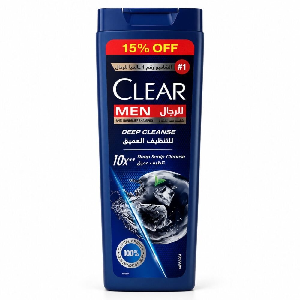 "CLEAR" Anti-Dandruff Shampoo for MEN 360 ml - شامبو كلير