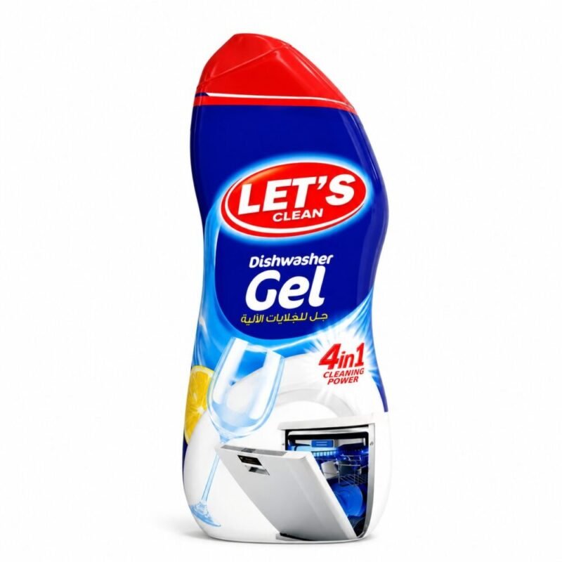 "LET'S clean" Dishwasher Gel 4in1 Cleaning Power 700 ml -  جل للجلايات الآلية