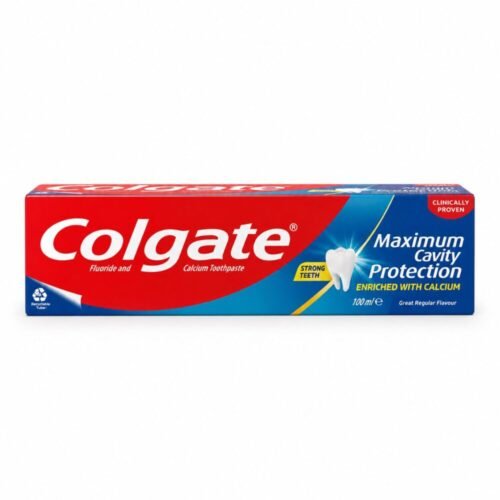 "Colgate" Maximum Cavity Protection 100 ml - كولجيت أقصى حماية من التسوس مدعم بالكالسيوم
