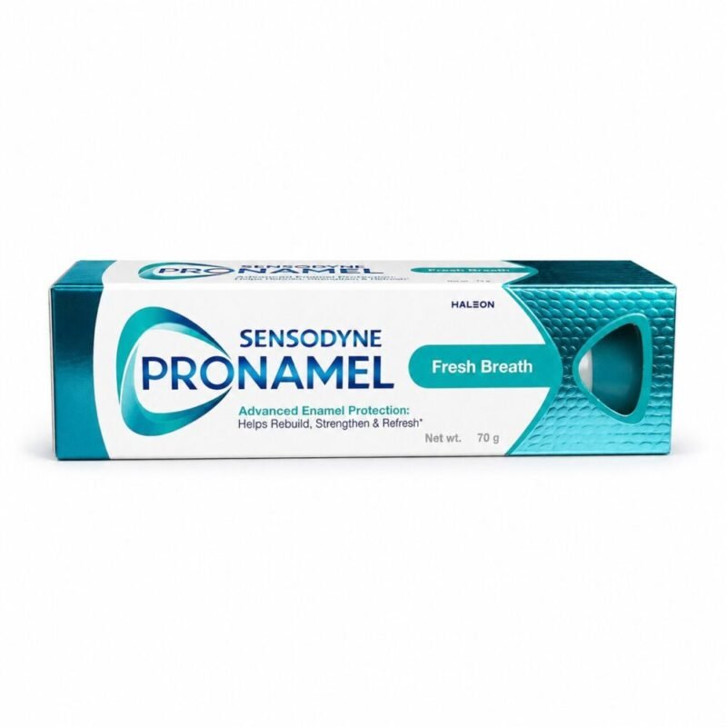 "SENSODYNE PRONAMEL" Fresh Breath 70g - سنسوداين حماية متقدمة للمينا وإعادة بناء الأسنان وتقويتها وإنعاشها