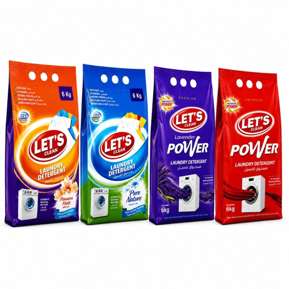 "LET'S clean" Laundry Detergent 6 kg - مسحوق الغسيل