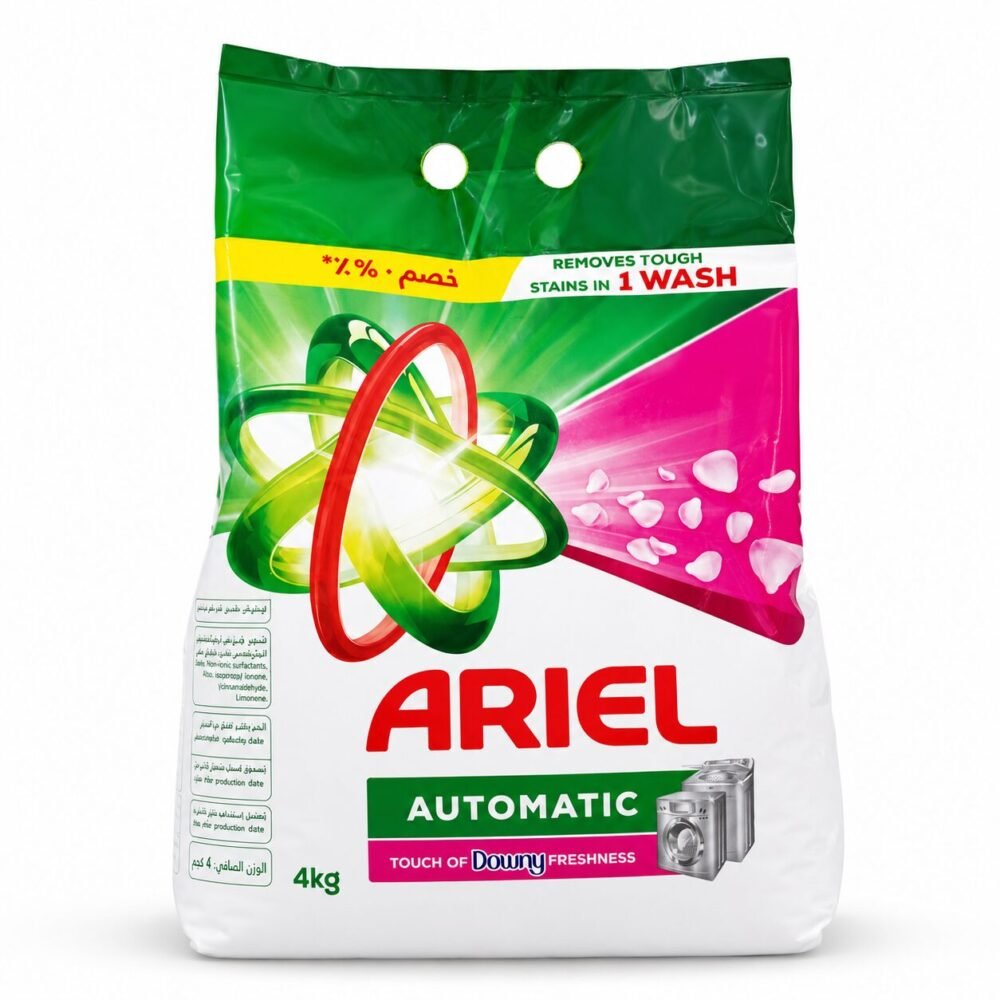 "ARIEL" Automatic Laundry Detergent Powder 4 kg - اريال مسحوق بودر للغسيل