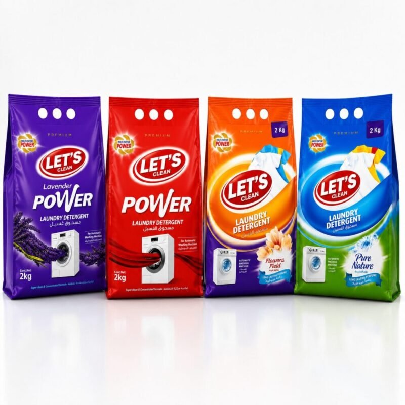 "LET'S clean" Laundry Detergent 2 kg - مسحوق الغسيل