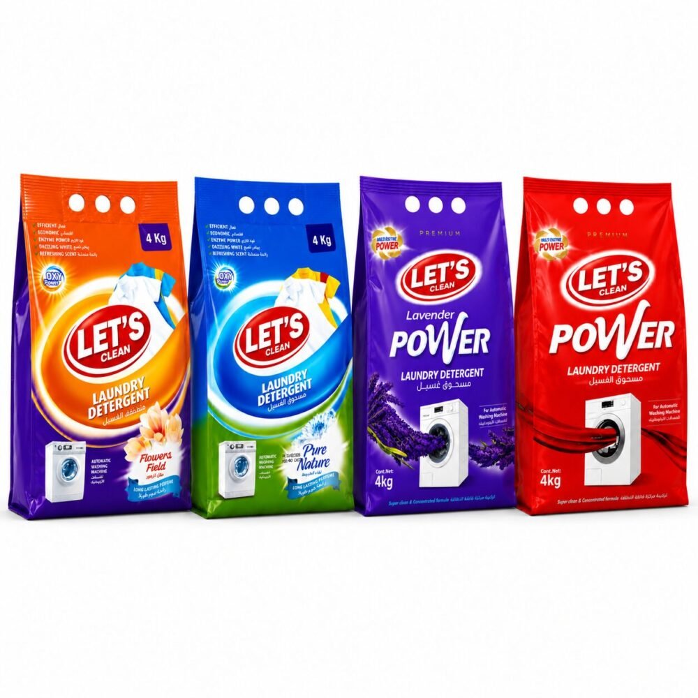"LET'S clean" Laundry Detergent 4 kg - مسحوق الغسيل