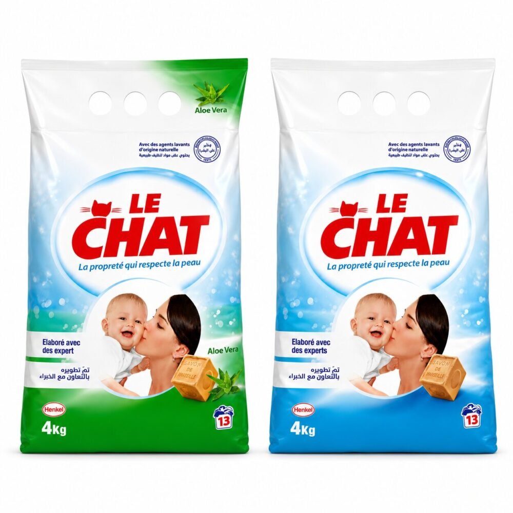 "LE CHAT" Laundry Detergent Powder 4 kg - مسحوق بودر للغسيل