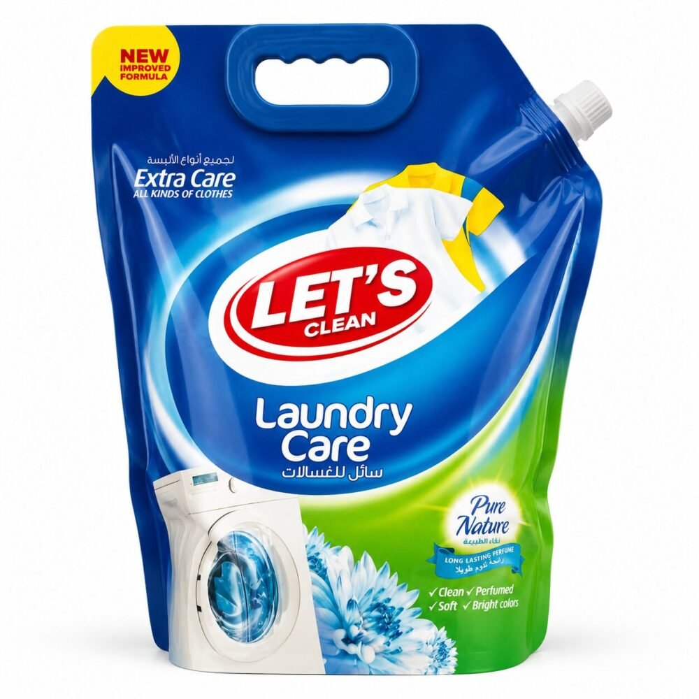 "LET'S clean" Laundry Care 3500 ml - سائل للغسالات