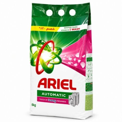 "ARIEL" Automatic Laundry Detergent Powder 6 kg - اريال مسحوق بودر للغسيل