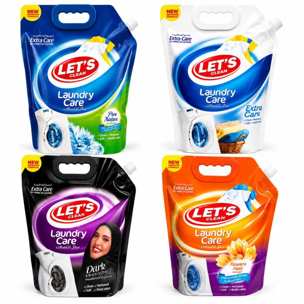"LET'S clean" Laundry Care 3500 ml - سائل للغسالات