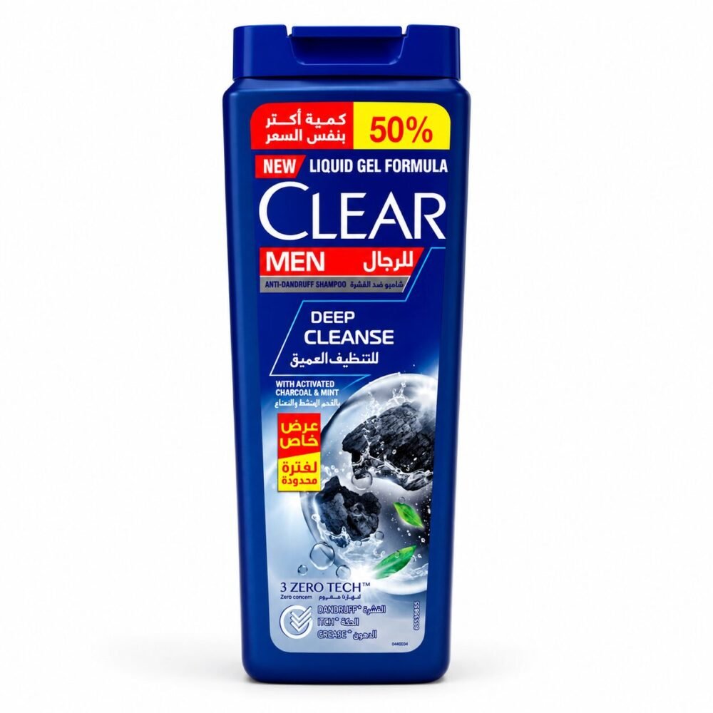 "CLEAR" Anti-Dandruff Shampoo for MEN 540 ml - شامبو كلير
