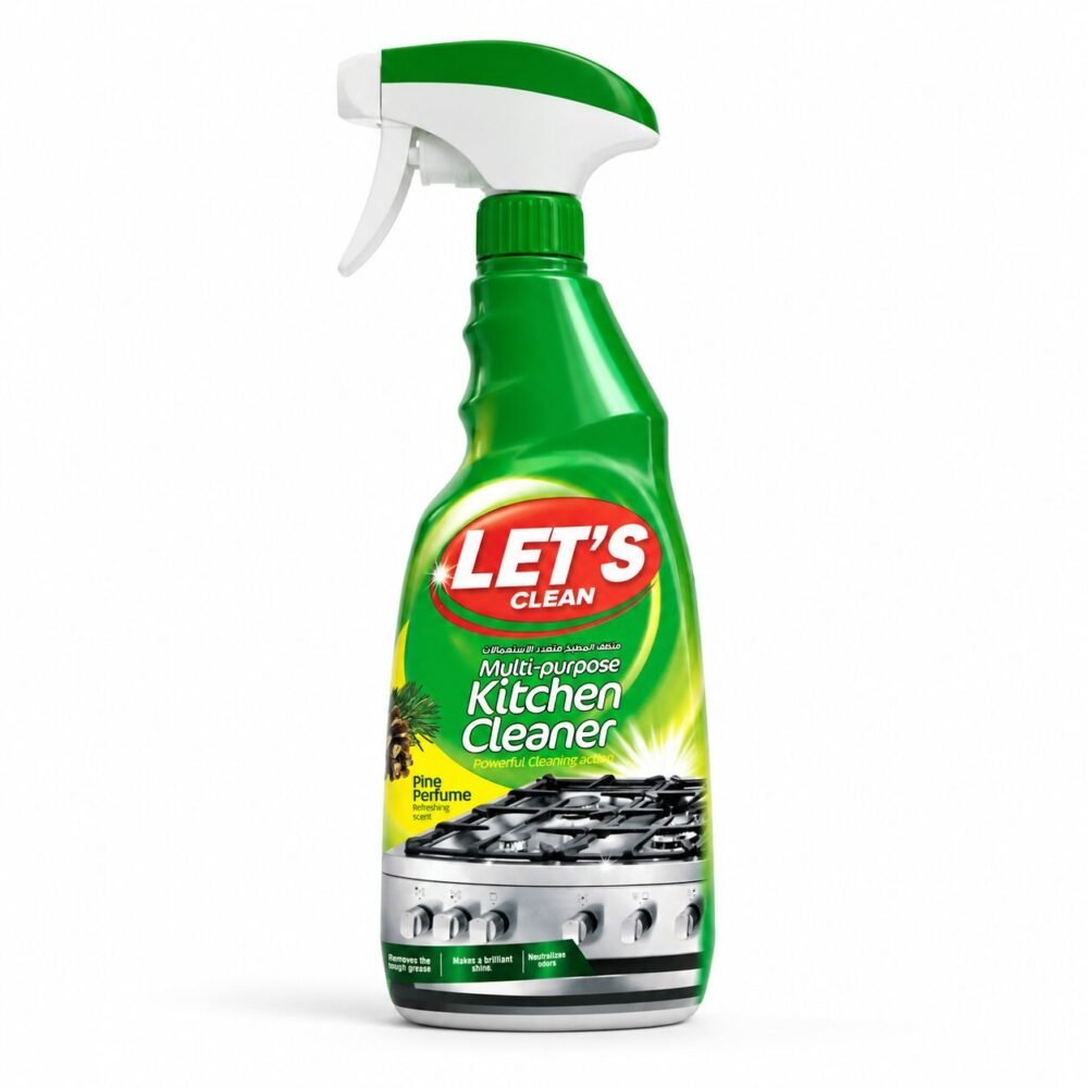 "LET'S clean " Multi-purpose Kitchen Cleaner  600 ml - منظف المطبخ متعدد الإستعمالات