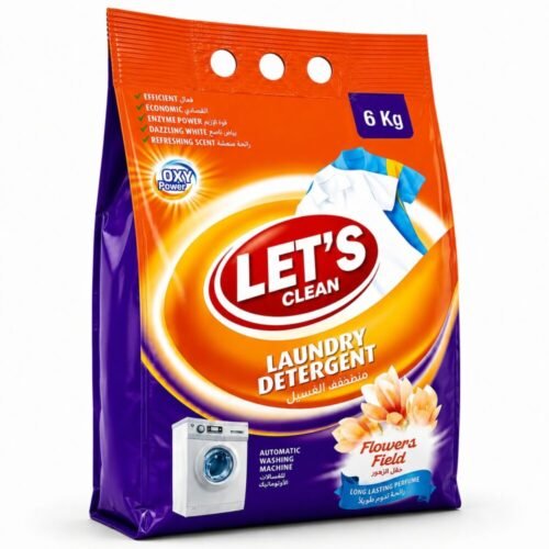 "LET'S clean" Laundry Detergent 6 kg - مسحوق الغسيل