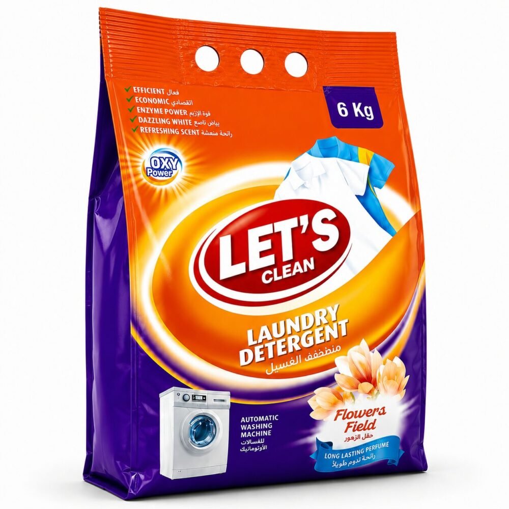 "LET'S clean" Laundry Detergent 6 kg - مسحوق الغسيل