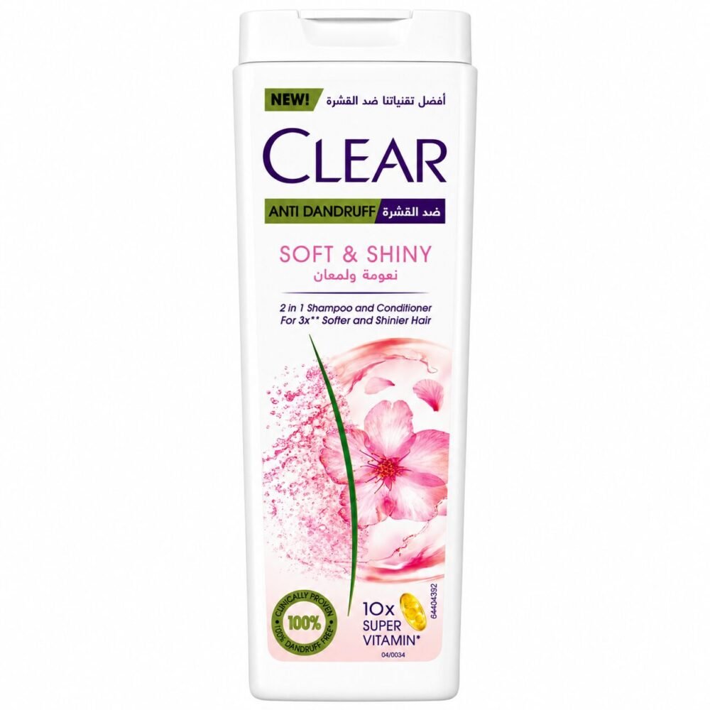 "CLEAR" Anti-Dandruff Shampoo for MEN 10x Super Vitamin 600 ml - شامبو كلير