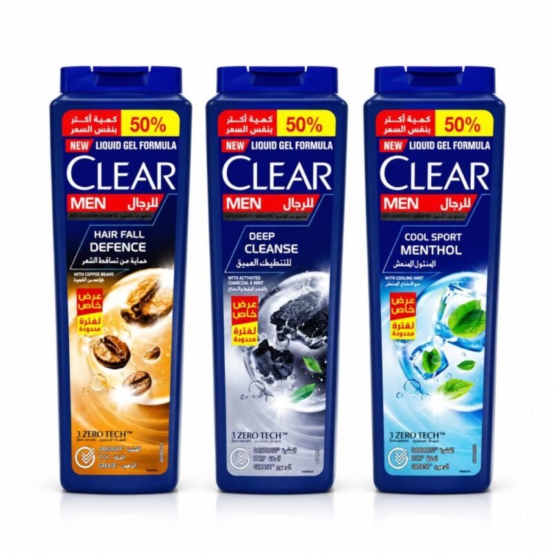 "CLEAR" Anti-Dandruff Shampoo for MEN 540 ml - شامبو كلير