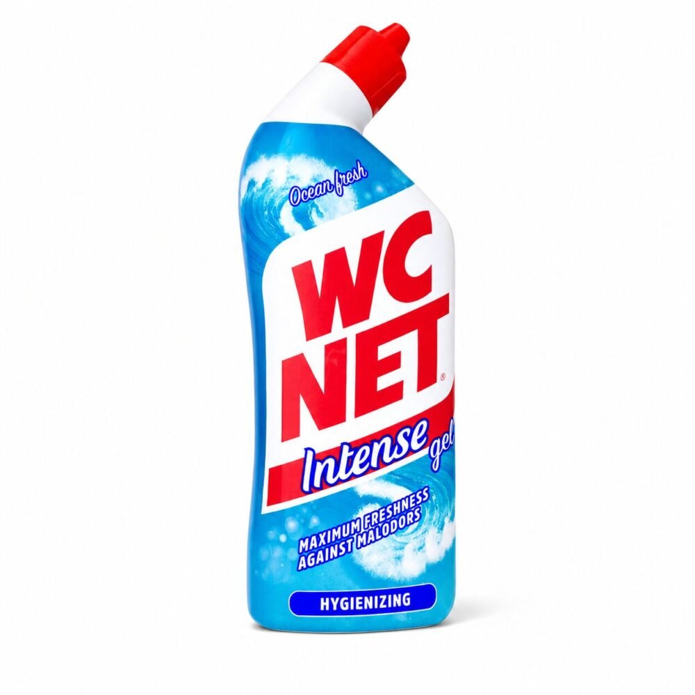 "WC NET" Intense Gel ,Maximum Freshness Against Malodors ,Hygienizing 750 ml - منظف حمامات