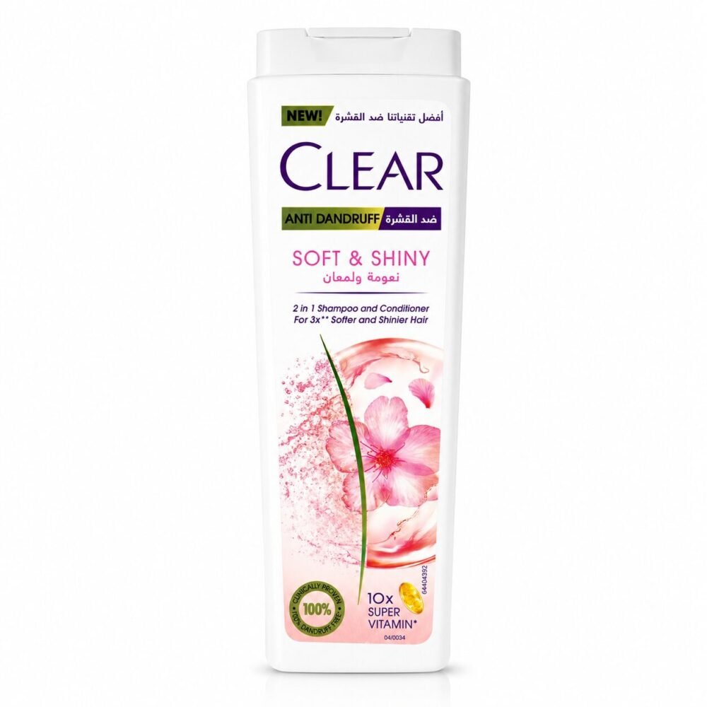 "CLEAR" Anti-Dandruff Shampoo for MEN 10x Super Vitamin 360 ml - شامبو كلير