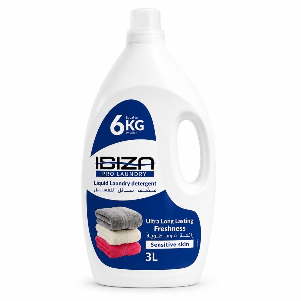 "IBIZA" Pro Liquid Laundry Detergent 3L - إيبيزا سائل غسيل