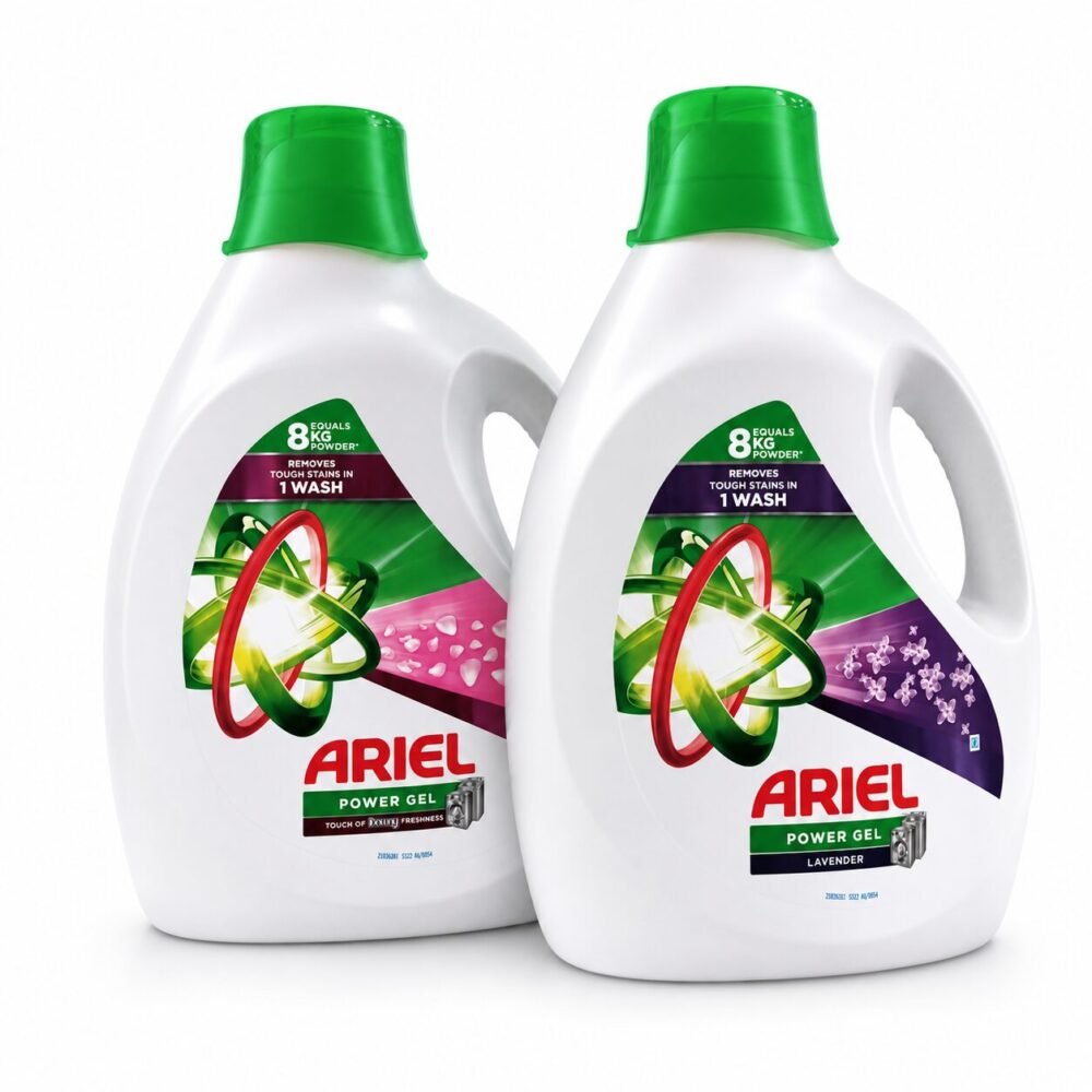"ARIEL" Power Gel Removers Tough Stains in 1 Wash 3.6 kg - اريال بور جل سائل غسيل