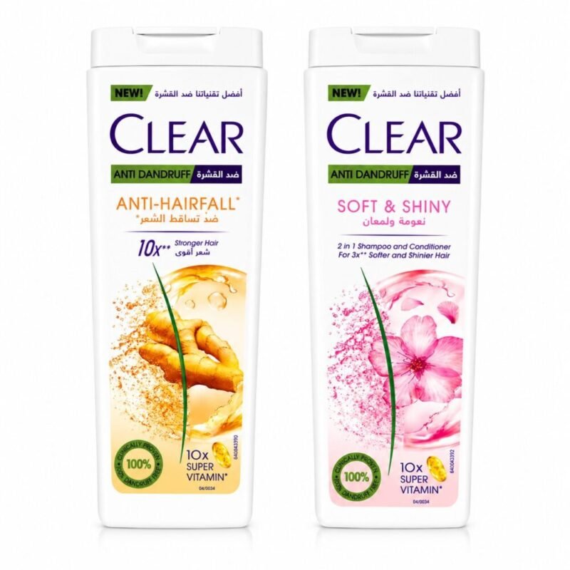 "CLEAR" Anti-Dandruff Shampoo for MEN 10x Super Vitamin 600 ml - شامبو كلير