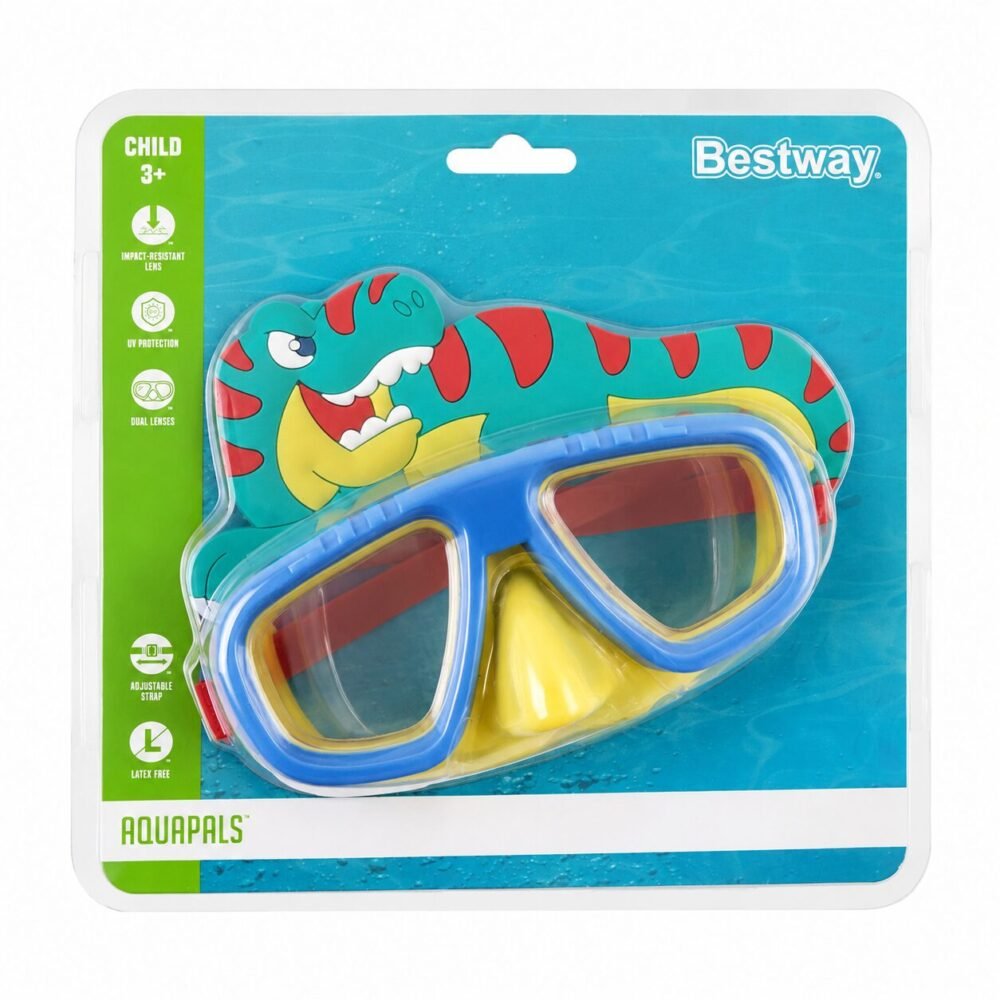 "Bestway" Kids' Swim Goggles +3 - نظارات سباحة للأطفال