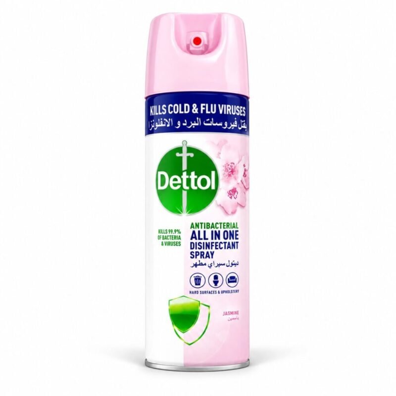 "Dettol" Antibacterial Disinfectant Spray Kills Cold and Flu Viruses 450 ml - ديتول سبراي مطهّر