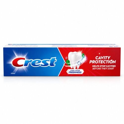 "Crest" Cavity Protection 125 ml - كرست معجون أسنان حماية من التسوس وإنتعاش يدوم طويلا