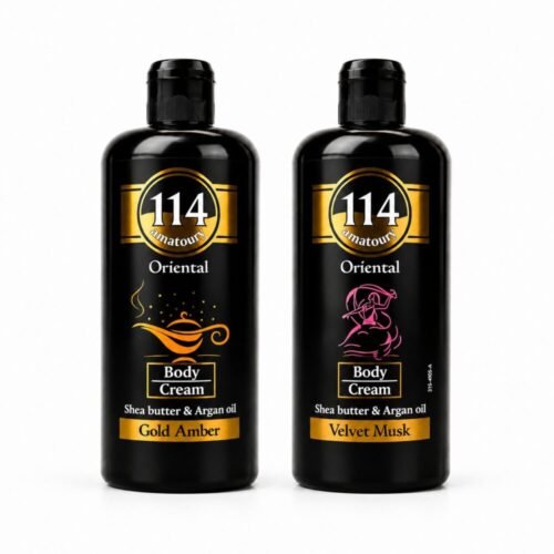 "114 amatoury" Body Cream 500 ml - كريم للجسم بروائح عطره