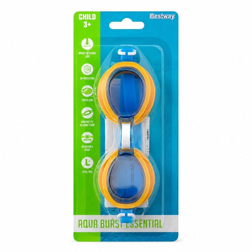 "Bestway" Kids' Swim Goggles +3 - نظارات سباحة للأطفال
