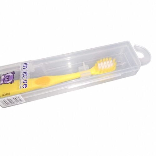 "Jinacare" Travel Toothbrush Soft With Protective Case For Kids - فرشاة أسنان للأطفال مع علبة واقية