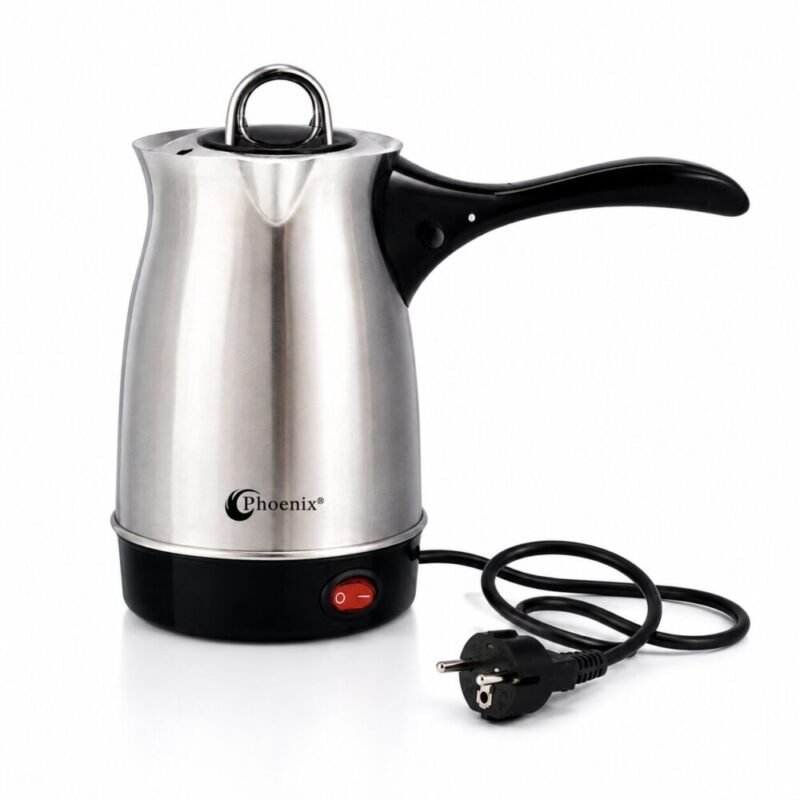 "Phoenix" Electric Turkish Coffee Maker 0.5L - ركوة كهربائية مع غطاء