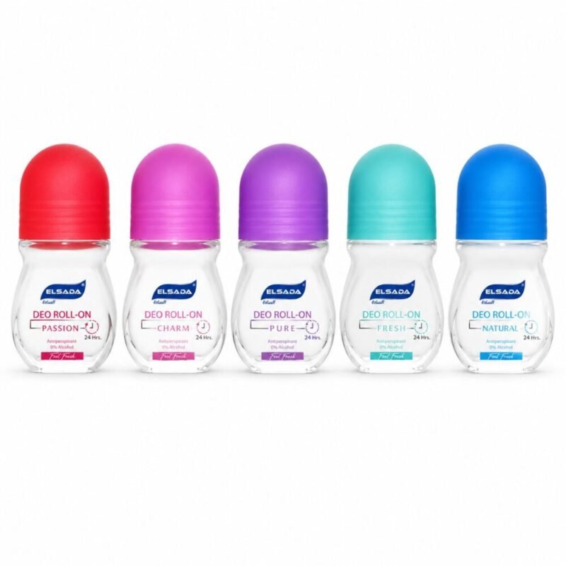 "ELSADA" Deo Roll-On Antiperspirant 0% Alcohol 24h 50 ml - مضاد تعرّق