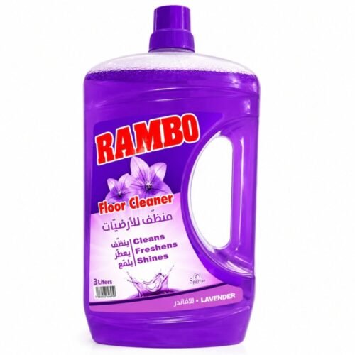 "Spartan RAMBO" Floor Cleaner 3L - منظّف للأرضيّات ينظّف , يعطّر ويلمّع