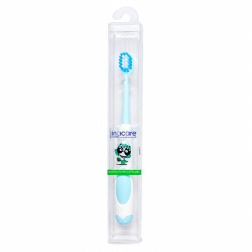 "Jinacare" Travel Toothbrush Soft With Protective Case For Kids - فرشاة أسنان للأطفال مع علبة واقية