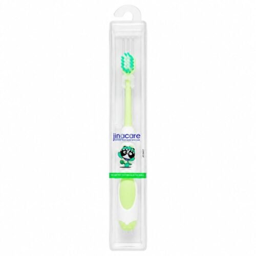 "Jinacare" Travel Toothbrush Soft With Protective Case For Kids - فرشاة أسنان للأطفال مع علبة واقية