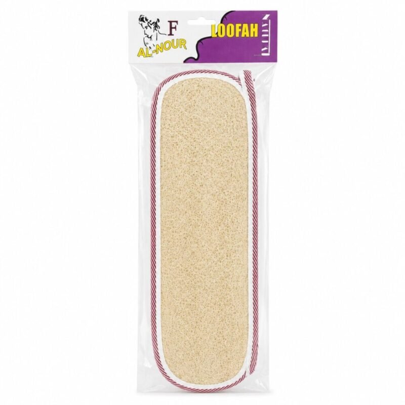 "AL NOUR LOOFAH" 33 cm - ليفة طبيعيه مع حلقتين