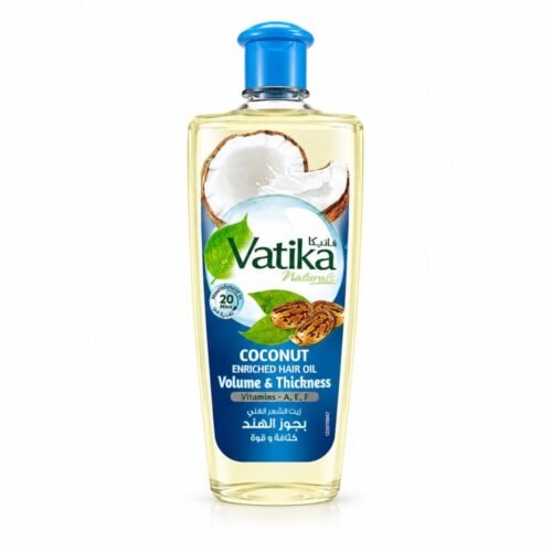 "Vatika" Naturals Enriched Hair Oil with Vitamins A,E,F 200 ml - فاتيكا زيت الشعر الغني