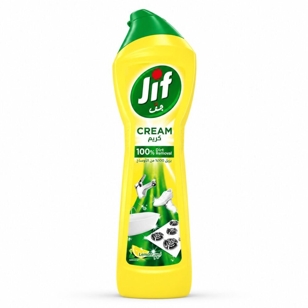 "Jif" Cream 100% Dirt Removal 500/750 ml - جف كريم يزيل الأوساخ