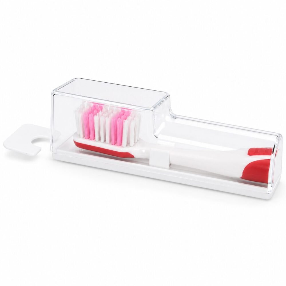 "Jinacare" Travel Toothbrush Soft With Protective Case - فرشاة أسنان للسفر مع علبة واقية