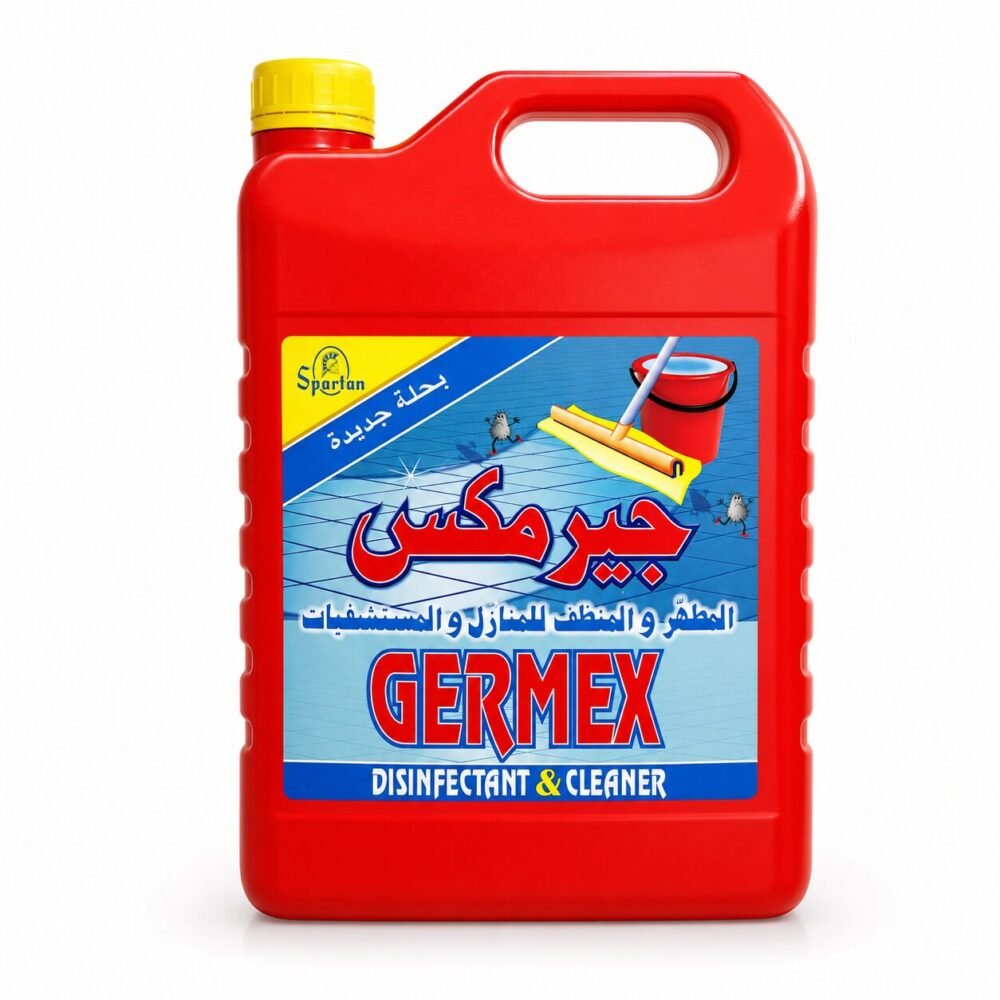 "Spartan GERMEX" Disinfectant and Cleaner 1.2/2/4L - جيرمكس المطهّر والمنظّف للمنازل والمستشفيات